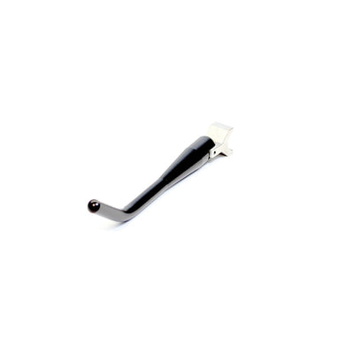 A TC Bros. black handle on a white background with a hidden spring.