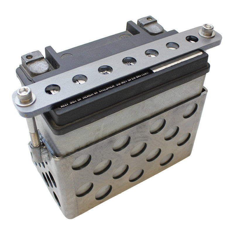 TC Bros Holey Battery Box for 1981-03 Sportster YTX20 or