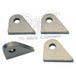 TC Bros Weld On Steel Mounting Tabs Style 3 featuring a heavy duty design for precise CNC laser cut and welding capabilities.