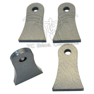 TC Bros offers Weld On Steel Mounting Tabs Vintage Style 7 for an authentic American made experience.