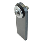 TC Bros. Heavy Duty Rubber Mounting Tabs by TC Bros., with metal brackets, screws, washers, CNC-laser cut tabs, and rubber grommets shown arranged separately and partially assembled on a white background.