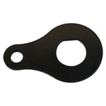 A metal hook on a white background with TC Bros Bolt On 3/4 Ignition Switch Mounting Tabs.