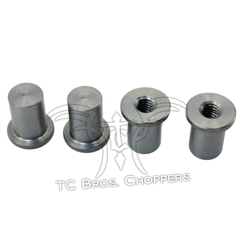 Tophat Style Blind Threaded 3/8-16 Steel Bungs by TC Bros