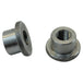 A pair of 1/8 NPT Steel Weld In Bungs by TC Bros on a white background.