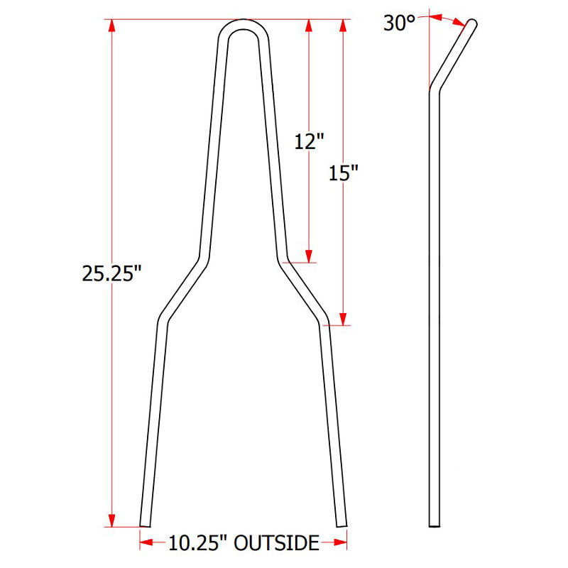 TC Bros. Kickback DIY Sissy Bar Kit