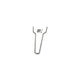 A TC Bros. Tall DIY Sissy Bar Kit on a white background with axle plate mounting tabs.