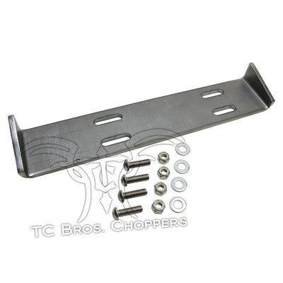 TC Bros. offers a weld-on design TC Bros Battery Box Mounting Kit for 200 Series Tire '82-'03 Sportster Hardtail.
