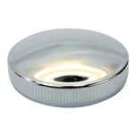 A Moto Iron® Cam Lock Gas Cap on a white background.
