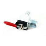 A Moto Iron® 1/4" Fuel Valve Petcock 90 Degree on a white background.
