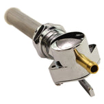 A Moto Iron® Straight Spigot 13/16" Female Fuel Valve Petcock with a high fuel flow.