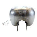 The Drag Specialties 3.3 Gallon Gas Tank for 2007-2022 Harley-Davidson Sportster is shown unpainted with included mounting brackets, bolts, nuts, and washers on a white background.
