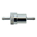 A Mid-USA Chrome High Performance Fuel Filter (1/4" Line) on a white background.