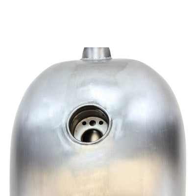 A Mid-USA 2 Gal "Wassell" Peanut Bobber Tank (High tunnel/ Screw In Cap) with a hole in it.