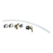 A set of TYGON hoses and fittings for a motorcycle, including a TC Bros. DIY Gas Tank Fuel Sight Gauge Kit.
