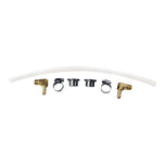 A set of TC Bros. brass fittings and hoses, perfect for the TC Bros. DIY Gas Tank Fuel Sight Gauge Kit.