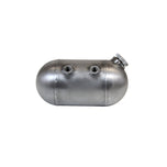 A TC Bros. stainless steel tank, CNC machined, on a white background.