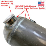 TC Bros. 5 inch Round Pill Style Chopper Oil Tank Universal Fit - universal fit