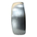 The Mid-USA 8-1/2" Wide Flat Rear Fender by Mid-USA features a bare, unfinished metal surface, slight discoloration, and a curved design—ideal as a universal wide rear fender for motorcycles with a 200mm tire.