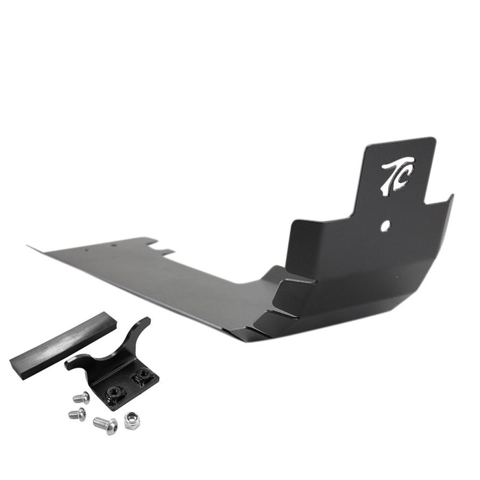 A black TC Bros. Sportster Skid Plate 1991-2003 Models for the Sportster car.