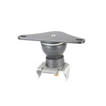 A TC Bros. Air Ride Solo Seat Bracket Kit on a white background, captured in a black and white picture.