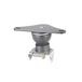 A TC Bros. Air Ride Solo Seat Bracket Kit on a white background, captured in a black and white picture.
