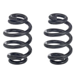 Two black Moto Iron® Black 3" Seat Springs (pair) on a white background.