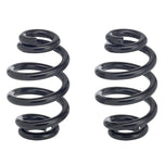 Two black Moto Iron® Black 3" Seat Springs (pair) on a white background.