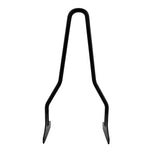 Four TC Bros. Sissy Bars for Harley-Davidson Dyna (FXD) 2002–2005 are shown in chrome and black, with straight and kickback styles. Includes mounting hardware and is compatible with motorcycle luggage racks for added versatility.