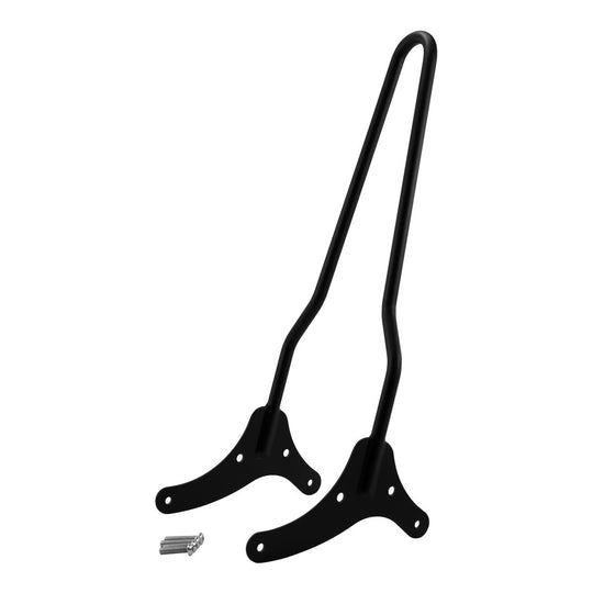 A pair of black TC Bros. Sportster 94-03 Sissy Bar handlebars on a white background.