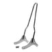 A pair of TC Bros. chrome handle bars on a white background, suitable for Harley Davidson Sportster models.