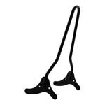 A pair of TC Bros. Sportster 2004-22 Sissy Bar Black handles on a white background.