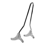 A pair of bolt-on metal handles on a white background featuring TC Bros. Sportster 2004-22 Sissy Bar Chrome from TC Bros.
