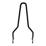 A TC Bros. Sportster 2004-22 Kickback Sissy Bar Black handle bar and a bolt-on TC Bros. Sportster 2004-22 Kickback Sissy Bar Black on a white background.