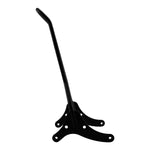 A TC Bros. Sportster 2004-22 Kickback Sissy Bar Black on a white background.