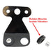 TC Bros. Maltese Cross Side Mount Tail Light/License Plate Bracket from TC Bros. isolate vibration, making them a versatile bracket for mounting tail lights or side mount license plates.