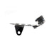 A versatile TC Bros. "Stop" Bobber Side Mount Tail Light/License Plate Bracket for a side mount license plate and tail light.