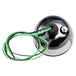 A Black 33 Ford Replica Tail Light with green wires attached to it (brand name: TC Bros.).