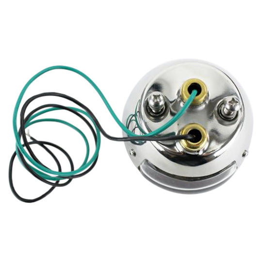 A TC Bros. switch with wires attached to it, incorporating LED Ford Duolamp Model A Stainless Steel Tail Light technology.