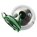 A light switch with wires attached to it, featuring a TC Bros. LED 33 Ford Replica Tail Light Polished Stainless Steel.