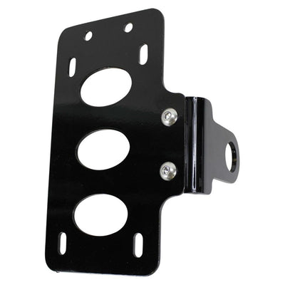 TC Bros. Side Mount License Plate Bracket (with no light) 1" Axle Mount