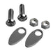 A set of Rear Turn Signal Cover Plates - 2006-Up Harley Dyna Models - Chrome by Cycle Visions on a white background.