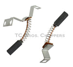 Two XS650 Alternator Brushes Sets (Fits 70-79 Points Models) by Rick's Motorsport Electrics on a white background.