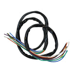 A pair of Mid-USA Handlebar Extended Wiring +12" for Big Twin & Sportster 1982-1995, 48" total length.
