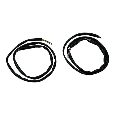 Two Mid-USA Handlebar Extended Wiring +12" For Big Twin & Sportster 1996-2006, 48" Total Length color coded wires on a white background.