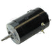 The Mid-USA 12V Generator for 1965-1984 Harley-Davidson is a black cylindrical motor with metal studs and a protruding shaft, shown on a white background—perfect for vintage Harley applications.