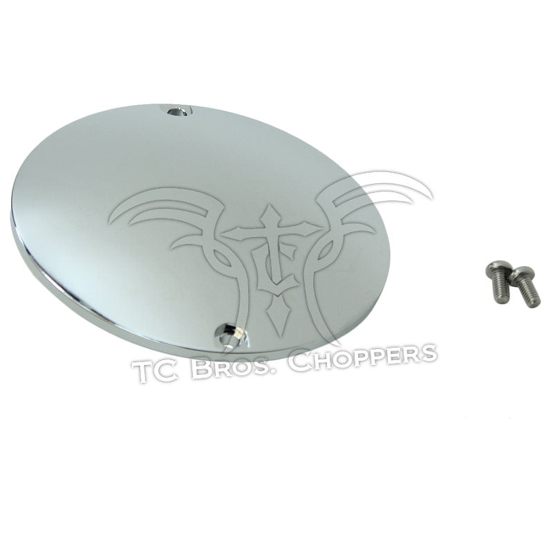 Moto Iron® XS650 "Blank" Polished Billet Aluminum Stator / Alternator Cover (Fits 70-84) for Yamaha XS650 Engines.