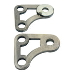 A set of Hughs HandBuilt XS650 Motor Mount Kit (74-Up) bolts, nuts, and washers for a motorcycle chassis.
