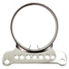 A set of parts for a motorcycle, including a Single Gauge Mounting Kit for Sportster 1995-2005 - Chrome by Biker&