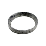 A Cometic Exhaust Gasket for Harley-Davidson Big Twin and Sportster is shown on a white background, featuring a metallic, graphite-impregnated design. Sold individually.