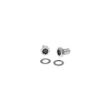 A pair of TC Bros Breather Bolts for 1991-2022 Sportster & EVO Big Twin bolts on a white background.